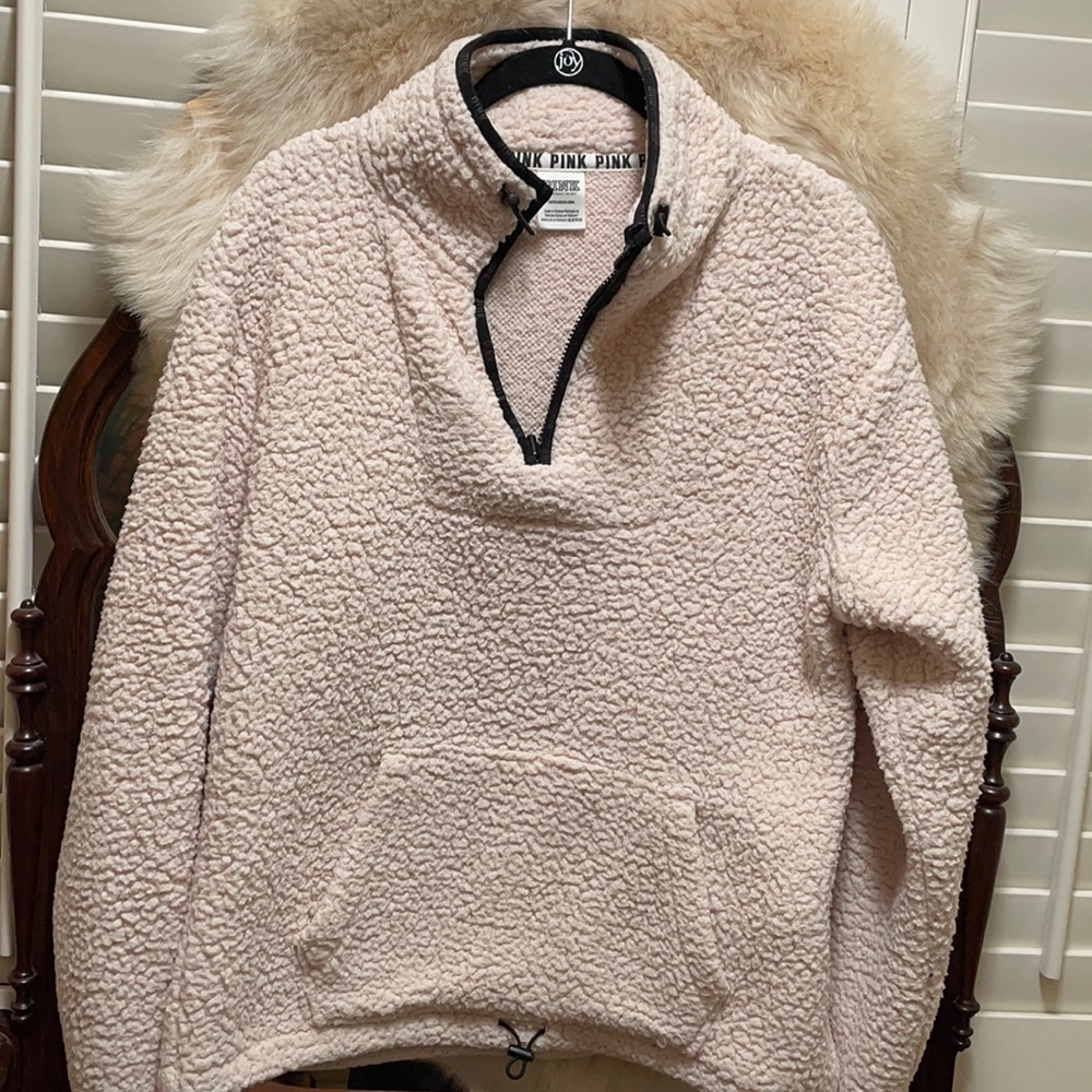 PINK fleece coat
